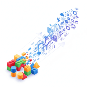  نمودار مسیر پیشرفت دانش‌آموزان از آموزش اسکرچ کودکان به سمت زبان‌های حرفه‌ای و دنیای تکنولوژی