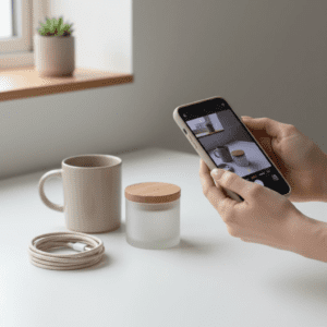 موبایل‌گرافی برای تولید محتوا در استودیو مینیمال