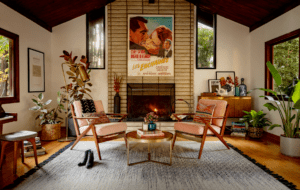 دکوراسیون داخلی اتاق نشیمن و چیدمان مبلمان به سبک مید سنچری مدرن(Mid Century Modern)