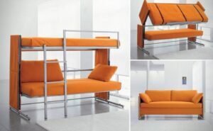 مبلمان چندکاره و کم‌جا مناسب دکوراسیون خانه‌های کوچک